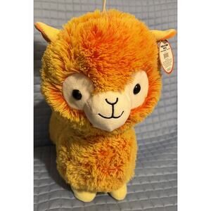 Peek-A-Boo Toys Dolly Llama Yellow, Orange, Stuffed Animal Plush Alpaca Soft 16”
